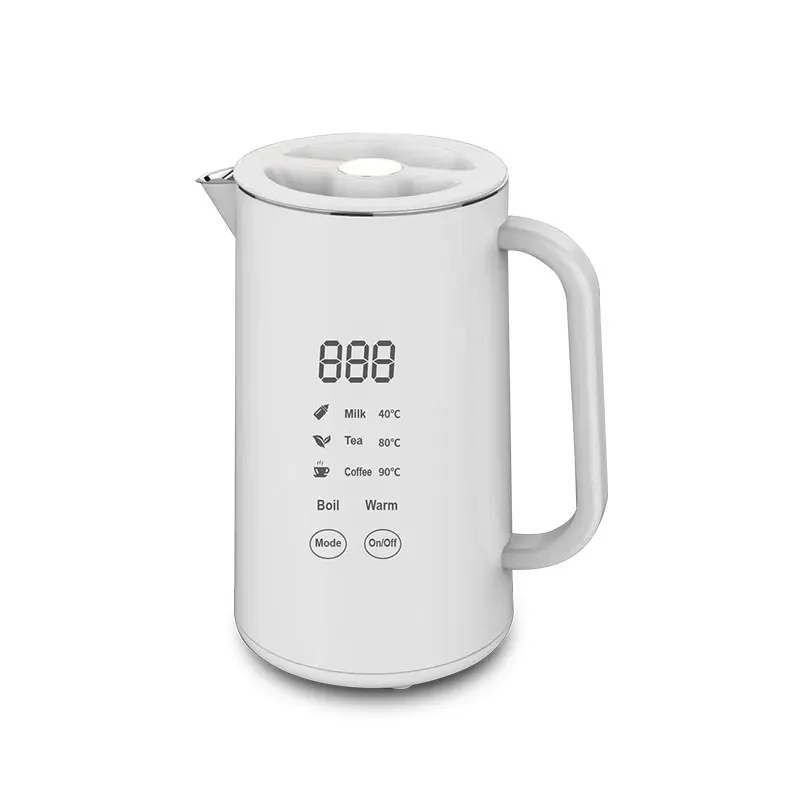 0.7L Smart Portable Travel Adjustable Temperature Stainless Steel Electric Kettle Coffee Tea Kettles 5 in 1 display water kettle
