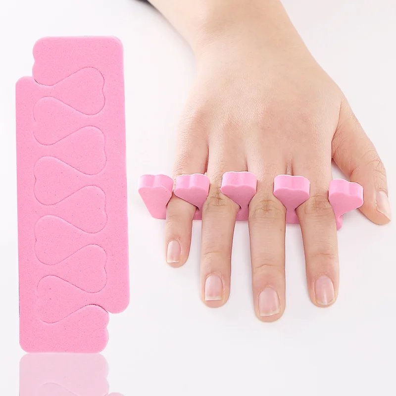 Professional Pedicure Toe Separators Soft Eva Foam Disposable Pedicure Toe Separator Separator Finger Separator For Nail Salon