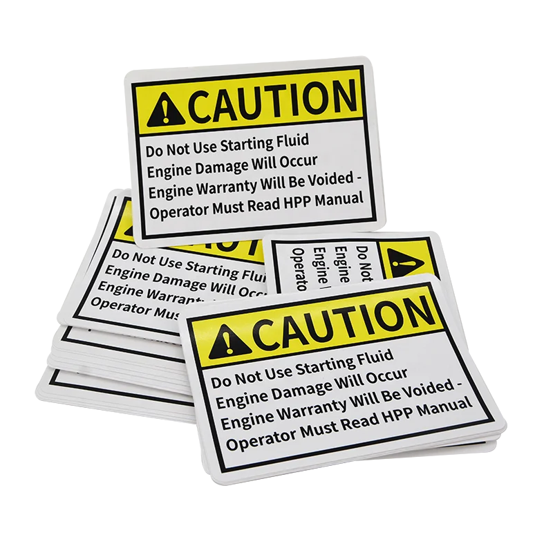 custom car sun visor safety warning sign sticker,warning stickers for cars