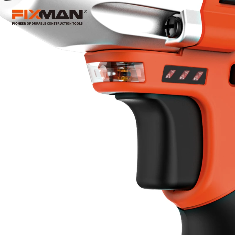 German quality powerful cordless impact wrench FIXMAN 12V with torque adjustment