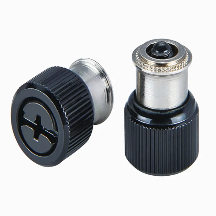 Aluminum Captive Panel Screw Knurling Knob Spring Set Screw Pf11mf-m3-1