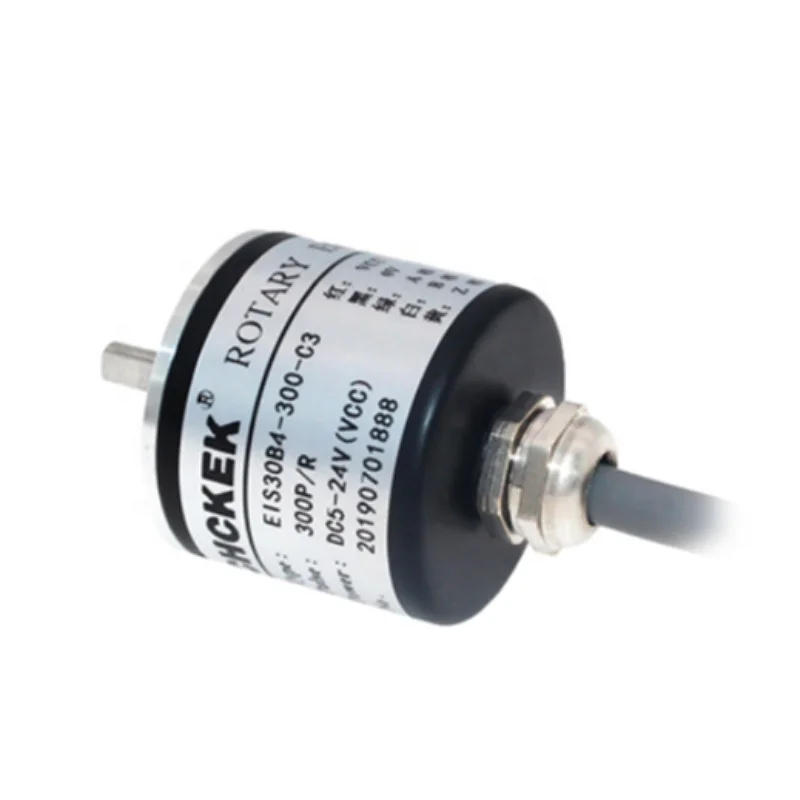 E30S4-1024-3 incremental encoder 30mm 4mm solid shaft 1024PPR ABZ Totem pole output 8-30VDC S30-1024