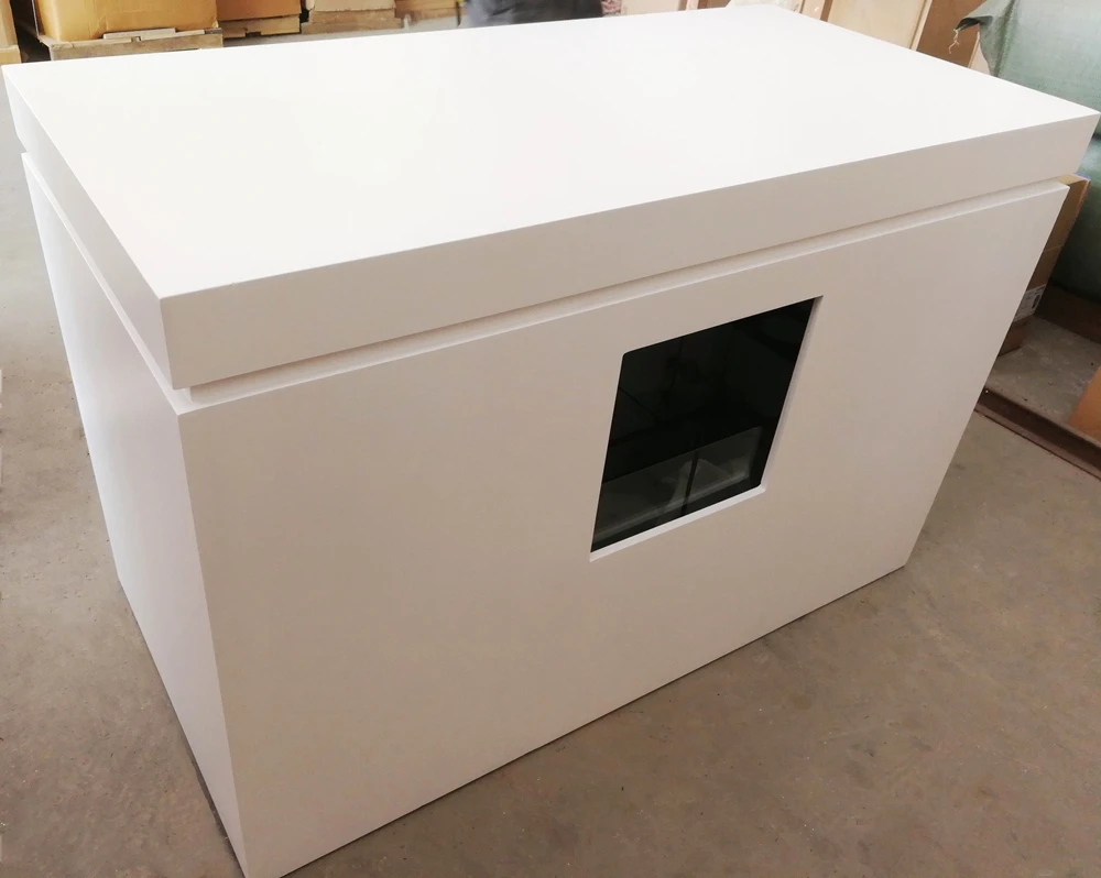 
Custom Built High Quality New Design Glass and Wood Stand Reef Saltwater Rimless Aquarium Tank Marine World with Sump & Plumbing 