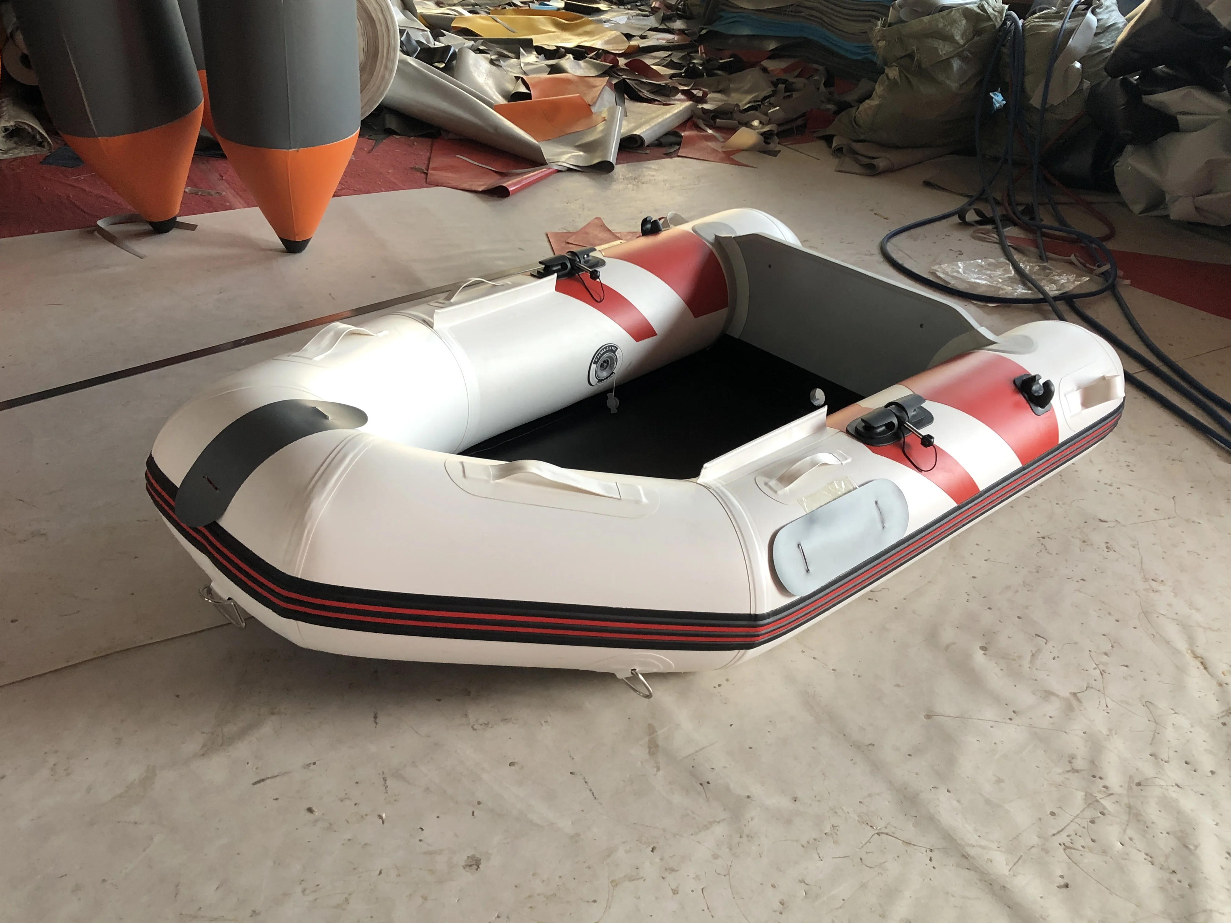 Inflatable Fishing Belly Boat Float Tube with Paddles and Motor Engine for Rowing Rafting Paddling