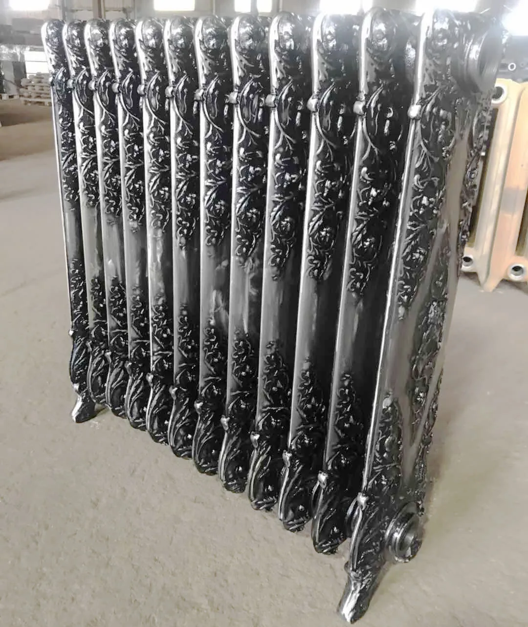 home decoration victorian&art cast iron hot water heating radiators BGL-800 with baby face one section