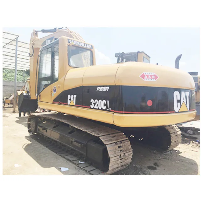 Гусеничный экскаватор Caterpillar 320CL оригинальный японский гусеничный 320C 320D 320DL с двигателем Hino распродажа в Шанхае