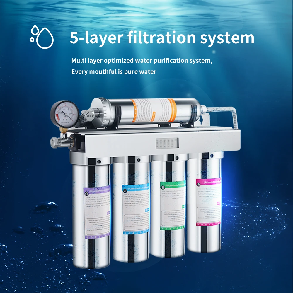 Stainless steel purifier water Reverse Osmosis Water filter system Water Purifier