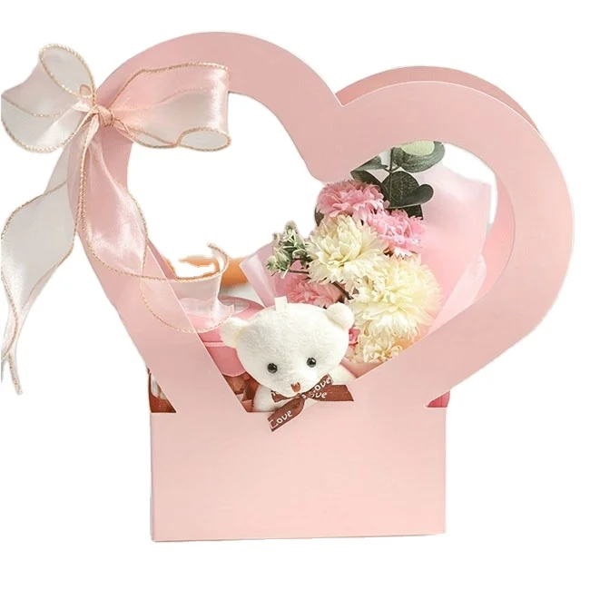 High Quality Hot stamping box cylinder paper tube for flower custom flower box round packaging gift box