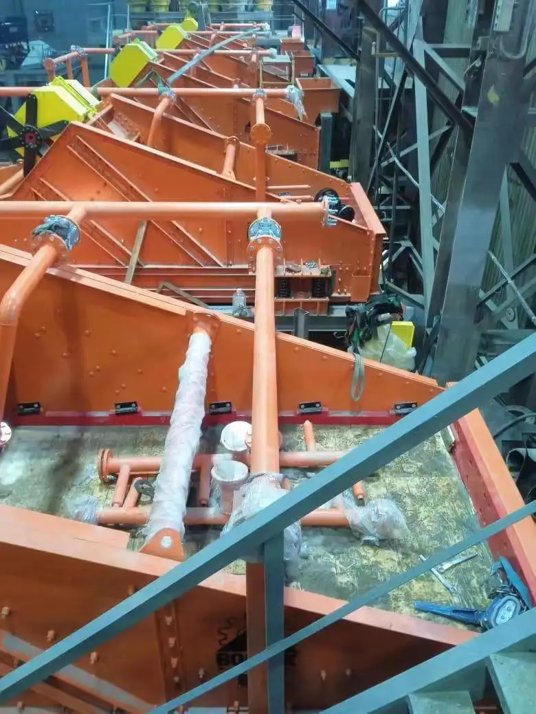 Горнодобывающая техника песок Вибрационный сепаратор горный экран