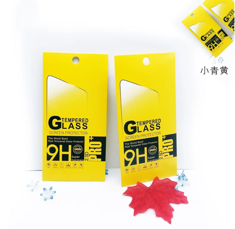 Tempered Glass Retail package For Wholesale Anti-syattered Film Explosion Proof 9H Screen Protector Film Packing 10 in 1