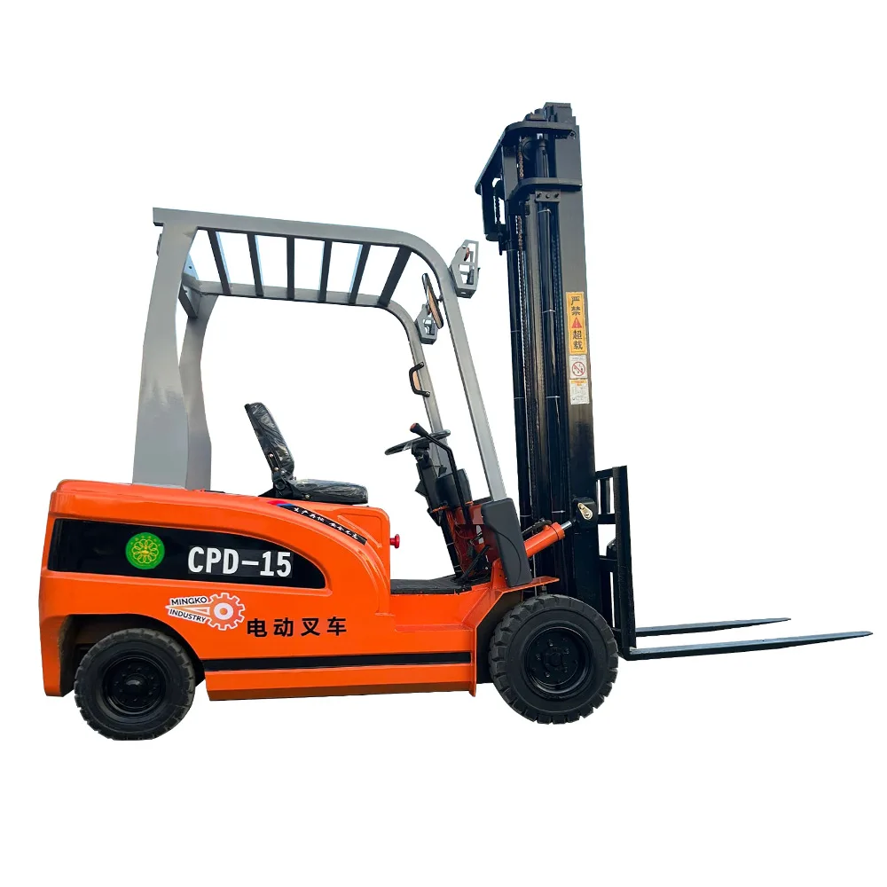 Multi-functional electric forklift truck handling goods   electric forklift truck