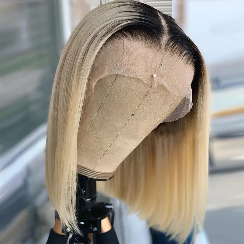 Top Grade Lace Wavy Cheap Short Bob Wig,10-12 Inch Brazilian Hair Lace Front Wig,Virgin Remy 100%Unprocessed Real Human Hair Wig