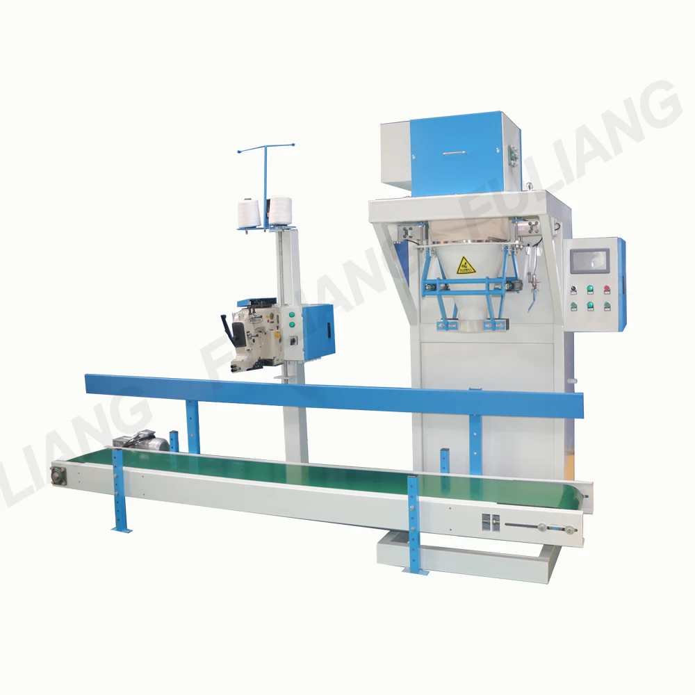 DCS-W-50 Granule Automatic Filling Weighing Bagging Sewing Sealing, Packing Machine