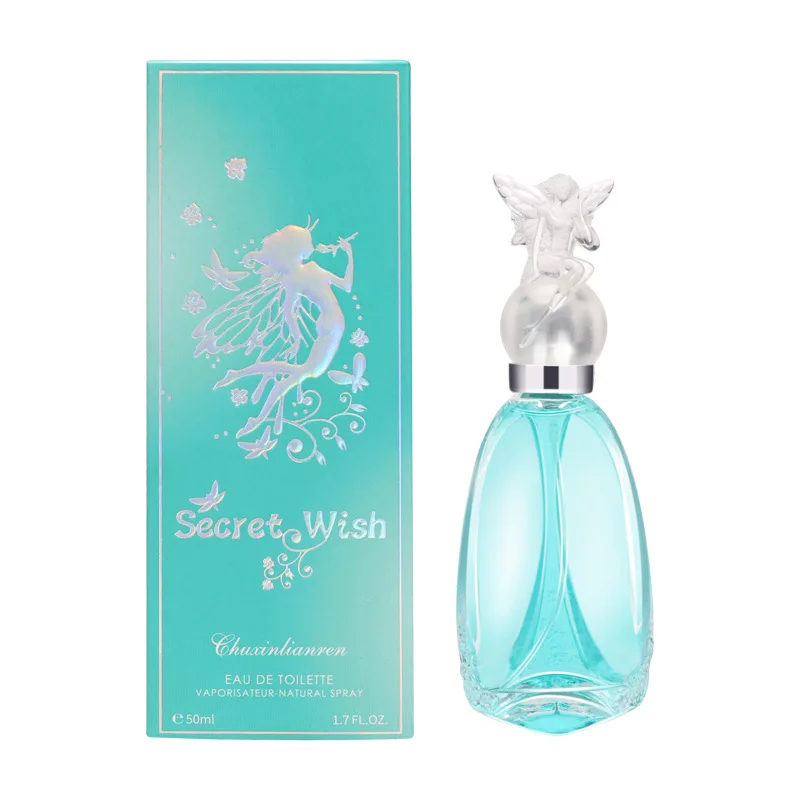 Classic Long-Lasting Fragrance Perfume for Women Angel Shape Light Floral Fruity Scent EDP Ladies Body Spray for Women