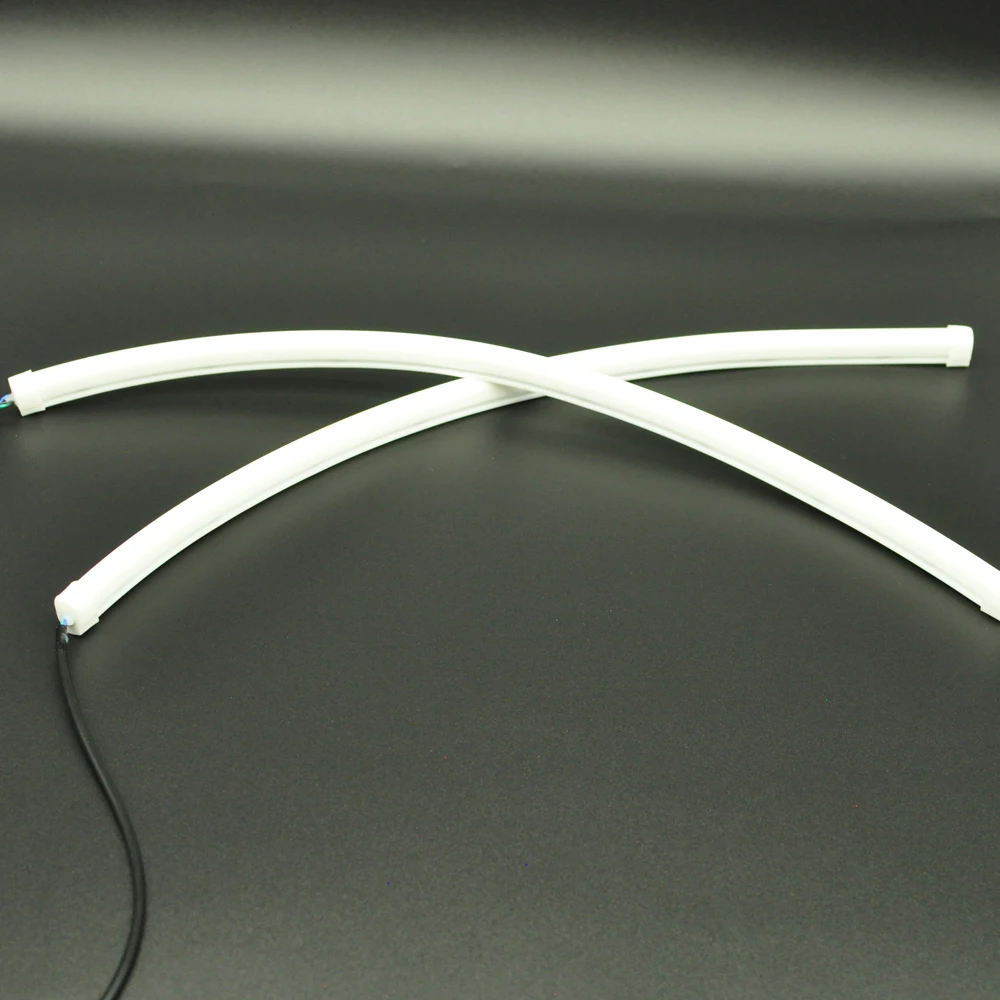 Universal 30cm 45cm 60cm DRL light soft article lamp flowing flexible LED strip LED daytime running light flexible led strip
