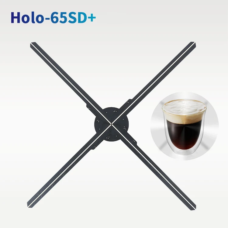  СВЕТОДИОДНЫЙ 3D проектор Giwox Holo 65 Wi-Fi 1080p цифровой голографический прозрачный дисплей
