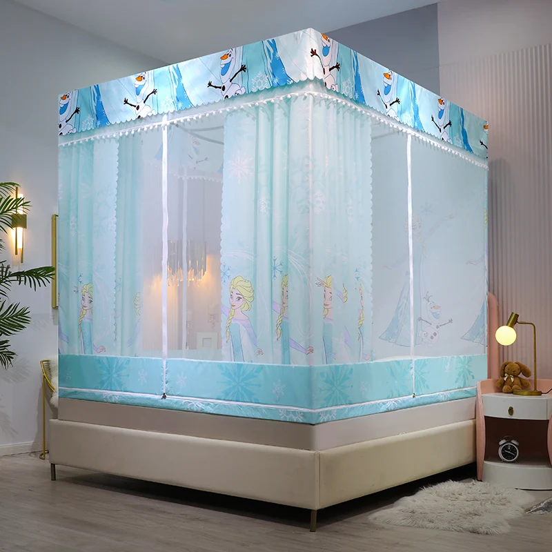 Mosquito Net For Bed Square Romantic Queen Size Double Bed Net Canopy Luxury Mosquito Tent Mesh