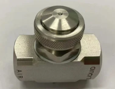 XINHOU Stainless Steel Fog Spray Nozzle, SS304 1/4 Non-Adjustable Air Atomizing  Nozzle