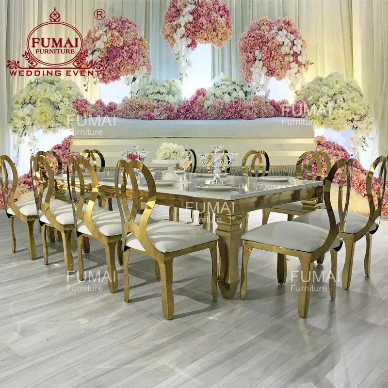 Wedding dining party flower back royal gold metal children chair for kid