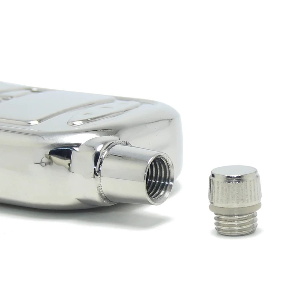 3oz Retro Cell Phone Shaped Retro Flask Metal Model Bottle Funnel Drink Vessel Stainless Steel Mobile Shaped Creative Hip Flask