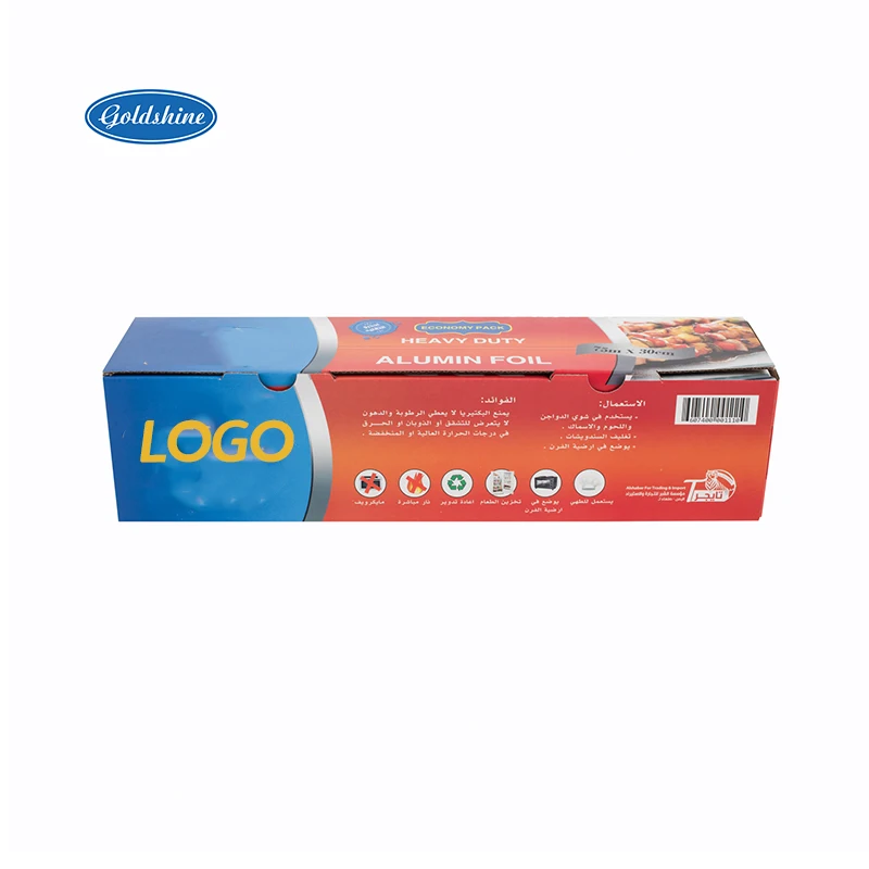 Custom Order Recyclable Embossed Aluminium Foil for Kitchen Use Material Treatment