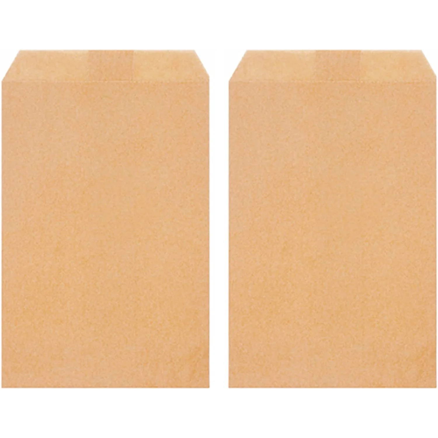 Brown Mini Flat Kraft Paper Bags Envelopes for Small Treat Candy Wedding Confetti Tossing Notes Seeds Carton Packing Hand Length