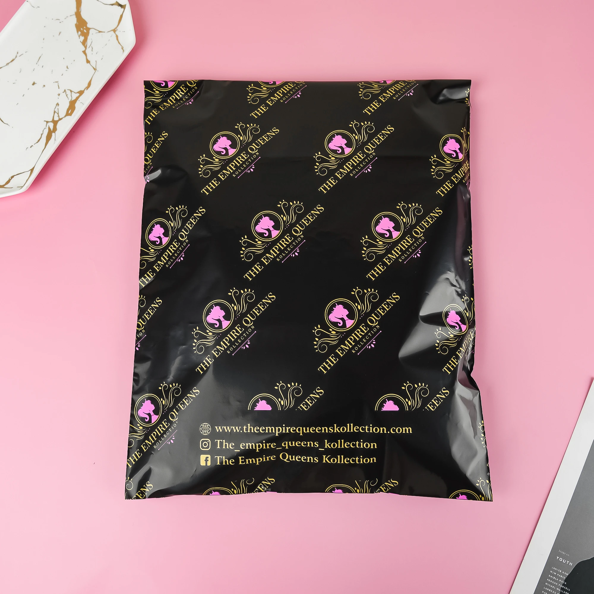 Прямая поставка с завода 14X17 полиэтиленовые почтовые отправители 14 5X19 изготовленные на заказ 110 микрон