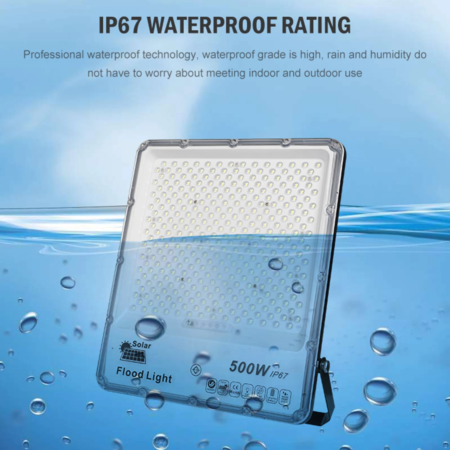 Long Life Garden Street Ip67 Waterproof Outdoor Led Reflect 80 100 200 300 500 1000 Watt Solar Led Flood Lamp