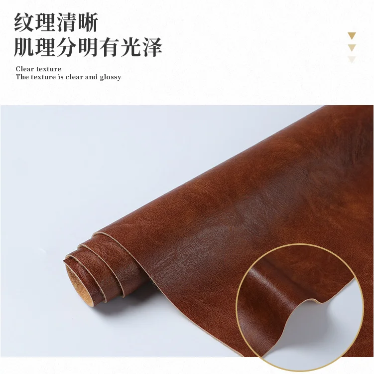 Wholesale 1.2mm vintage soft leather pu leather shoes upper material