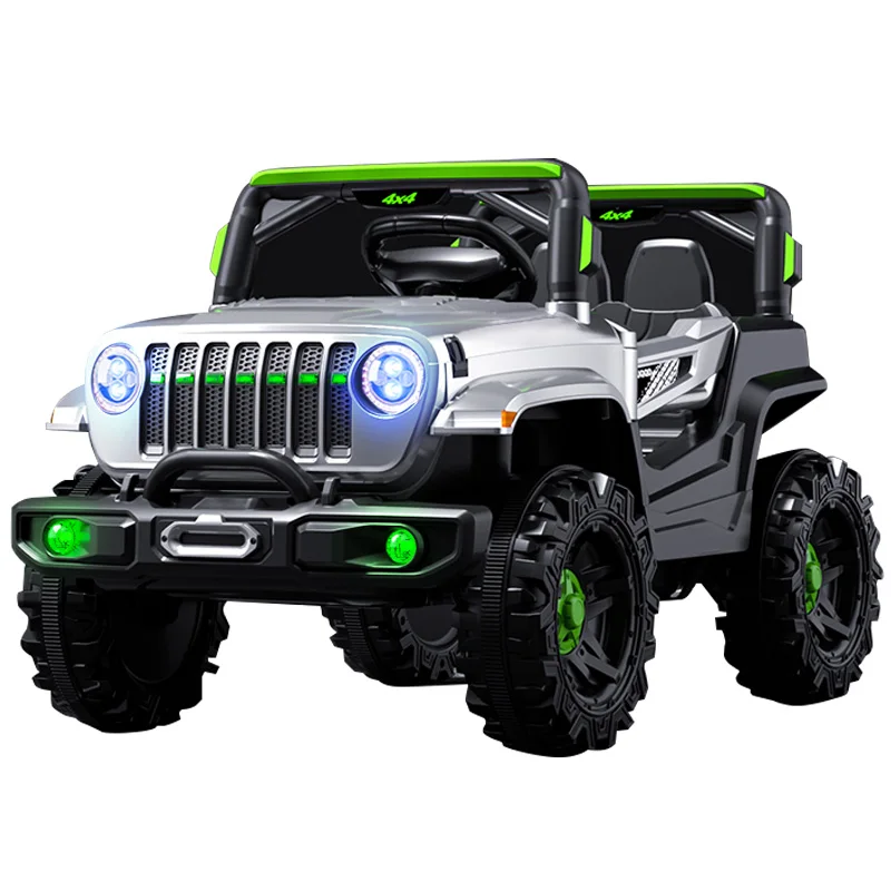 Entretenimiento Baby Electric Ride-on Cars 4 Wheels Plastic 2 Seats Off Road Children Electric Vehicle Electric Car For Kids