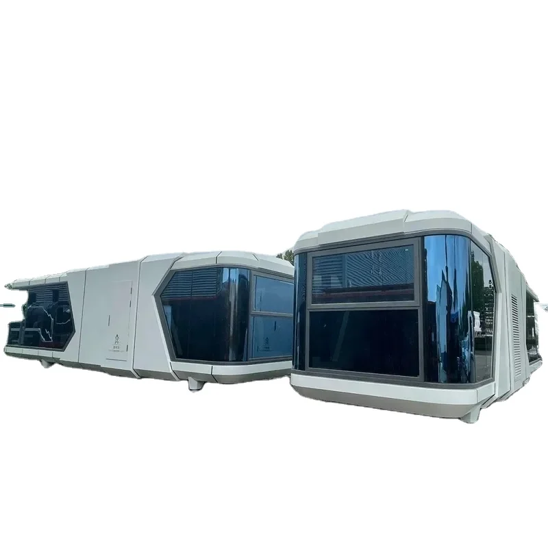 Factory Price Modern Space Capsule Style Prefabricated House Scenic Area Mobile House / Modular Prefab Capsule Houses