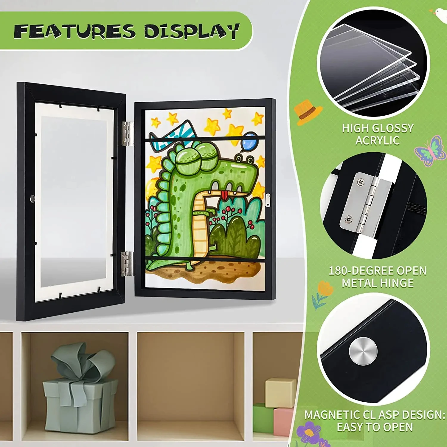 Детская рамка A4 Woodenposter Framing для стен