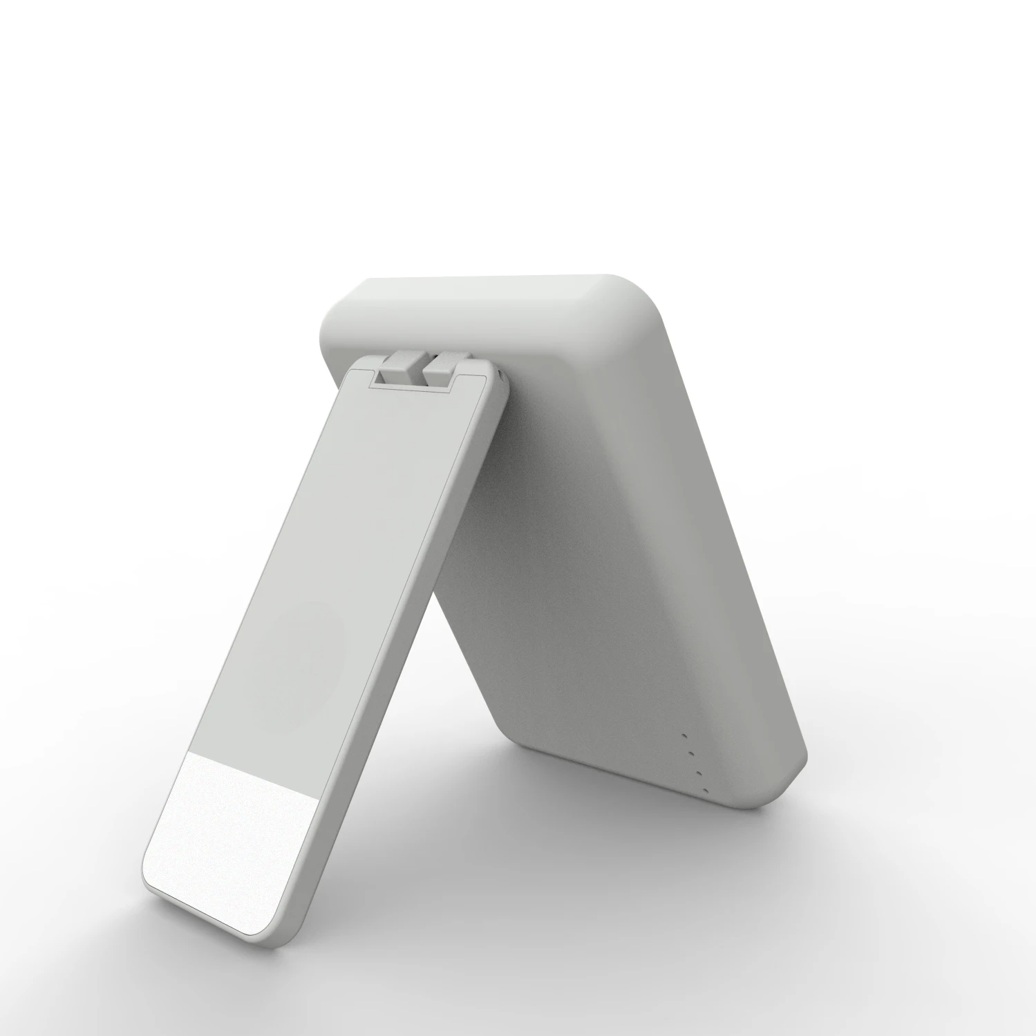 2021 latest innovation product 15W 4 in 1 magnetic wireless charger power bank with phone holder LED fill light