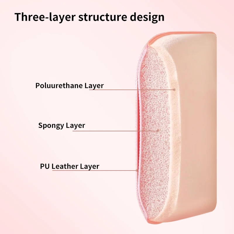 Private Label 2pcs Lace Pink Cosmetic Portable Puff blush Finger Air Cushion Puff Latex Free Finger Mini Makeup Sponge SY252