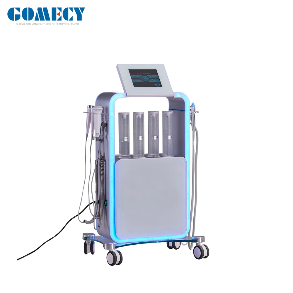 Spa Facial Treatment Skin Rejuvenation H2O2 Beauty Equipment Water Aqua Dermabrasion Peeling Skin Cleaning Space Oxygen Machine