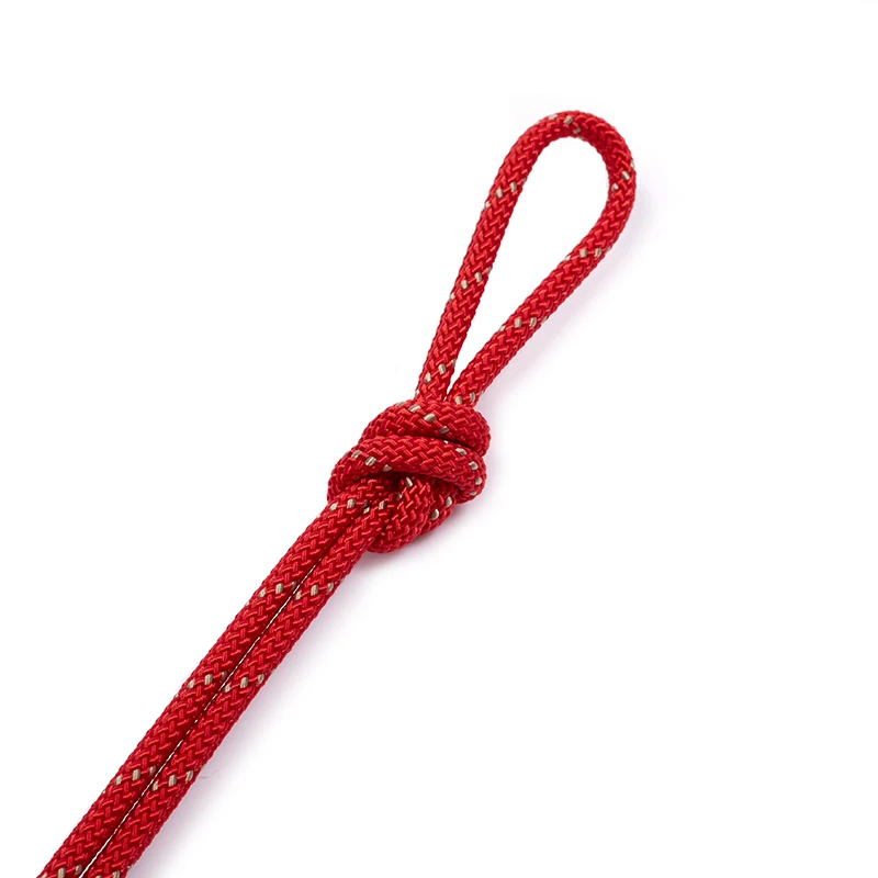 Factory wholesale braided Woven color needle solid custom Round dog leash braided polyester rope