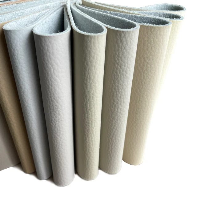 Eco-Leather 1.6mm Middle Lichi Wear-Resistant Scratch Resistant Sofa Chair Artificial PVC Leather