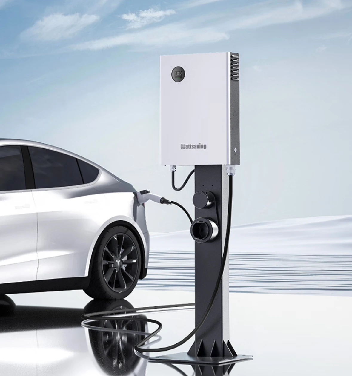 7kw 16a Type 1 Type 2 Gbt Wallbox Wall-mounted Portable Ac Ev Charger Electric Vehicle Charging Station