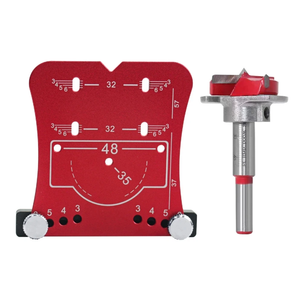 35mm Woodworking Hinge Hole Opener Punch Tool,Punch Locator And Limiting Frame,Quick And Precise Drilling And Mounting Of Hinges