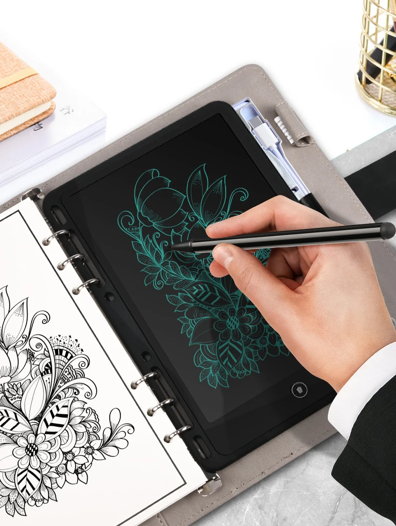 Digital Writing Intelligent Lcd Electronic Tablet Lock Wiped Notebook With Wireless