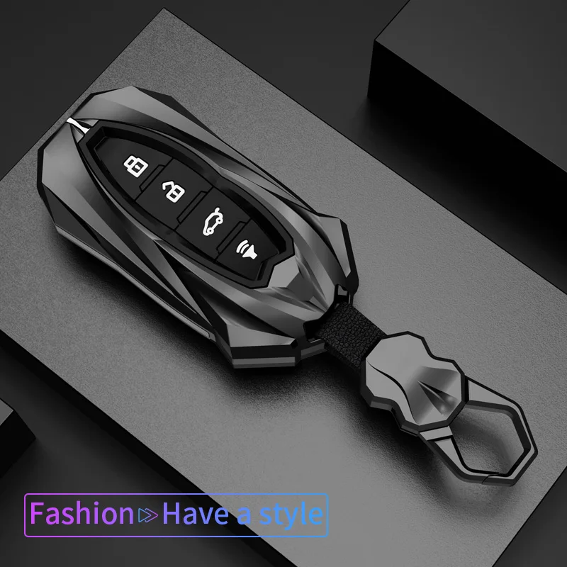 Flip Zinc Alloy Car Key Auto Case Cover For Ford Figo 2017 Mondeo 5 Ecosport Fiesta Mk8 Everest Ranger Fusion Kuga Escort F150