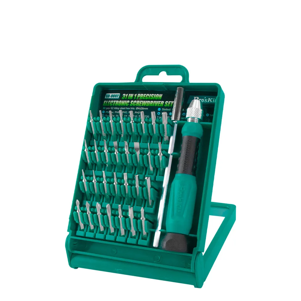 SD-9802 31 IN 1 Precision Electronic Screwdriver Set for electronics factory assembly and 5G network networking tools