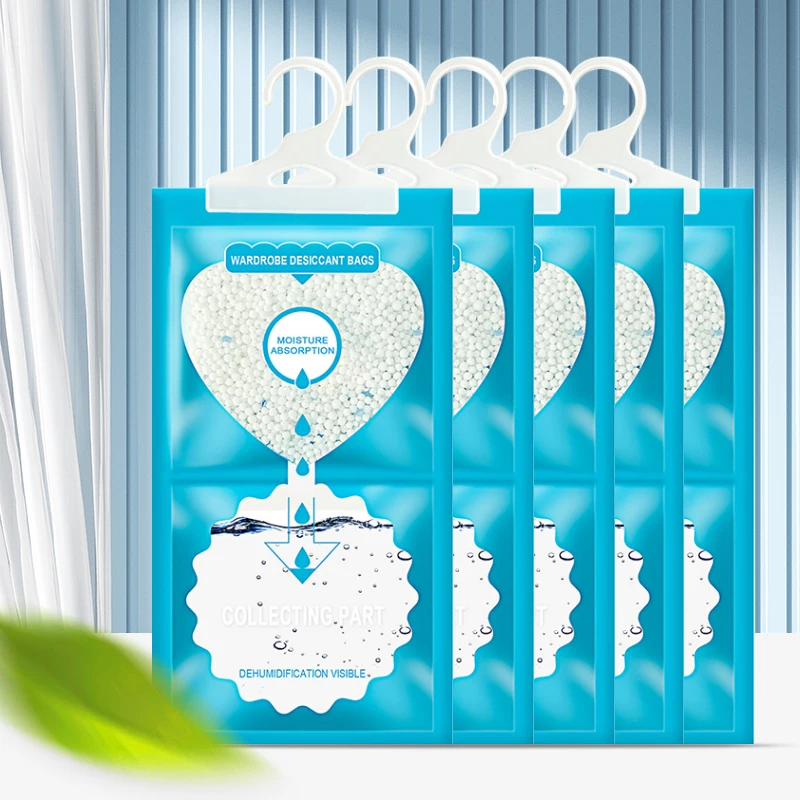 High quality customized household closet calcium chloride hygroscopic dehumidification hanging bag