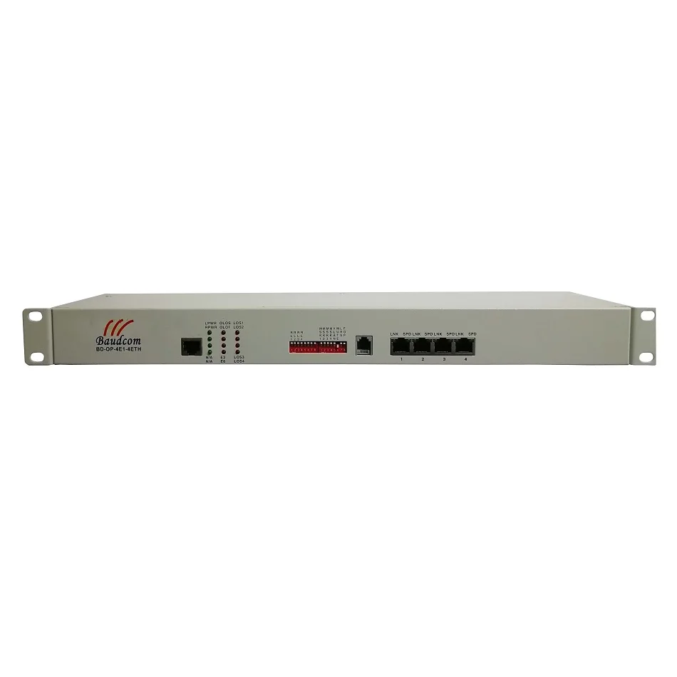 4E1 Fast Ethernet Fiber Optical PDH Multiplexer