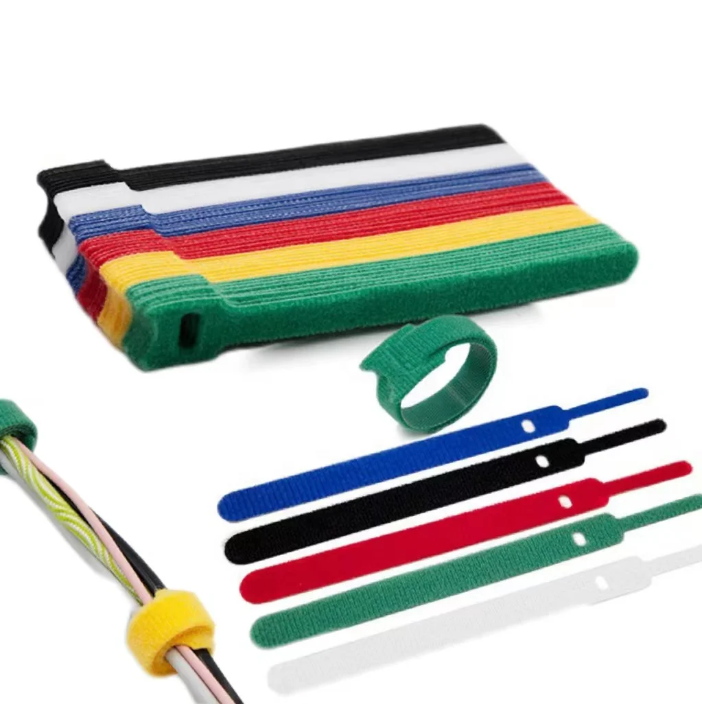 Valcro Cable Ties Hook And Loop Fastener Hook And Loop Strap Reusable cable ties