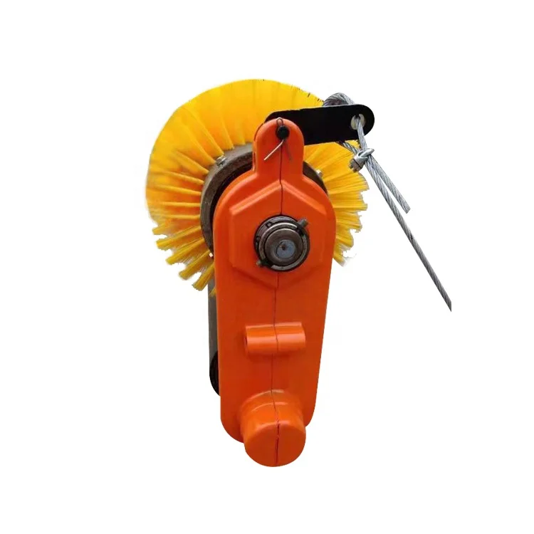 High Quality Motorized brush belt cleaner