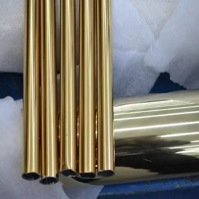 OEM/ODM Prime Inox SS AISI ASTM 201 304 316 с золотистым покрытием из нержавеющей стали предварительно окрашенные декоративные трубы