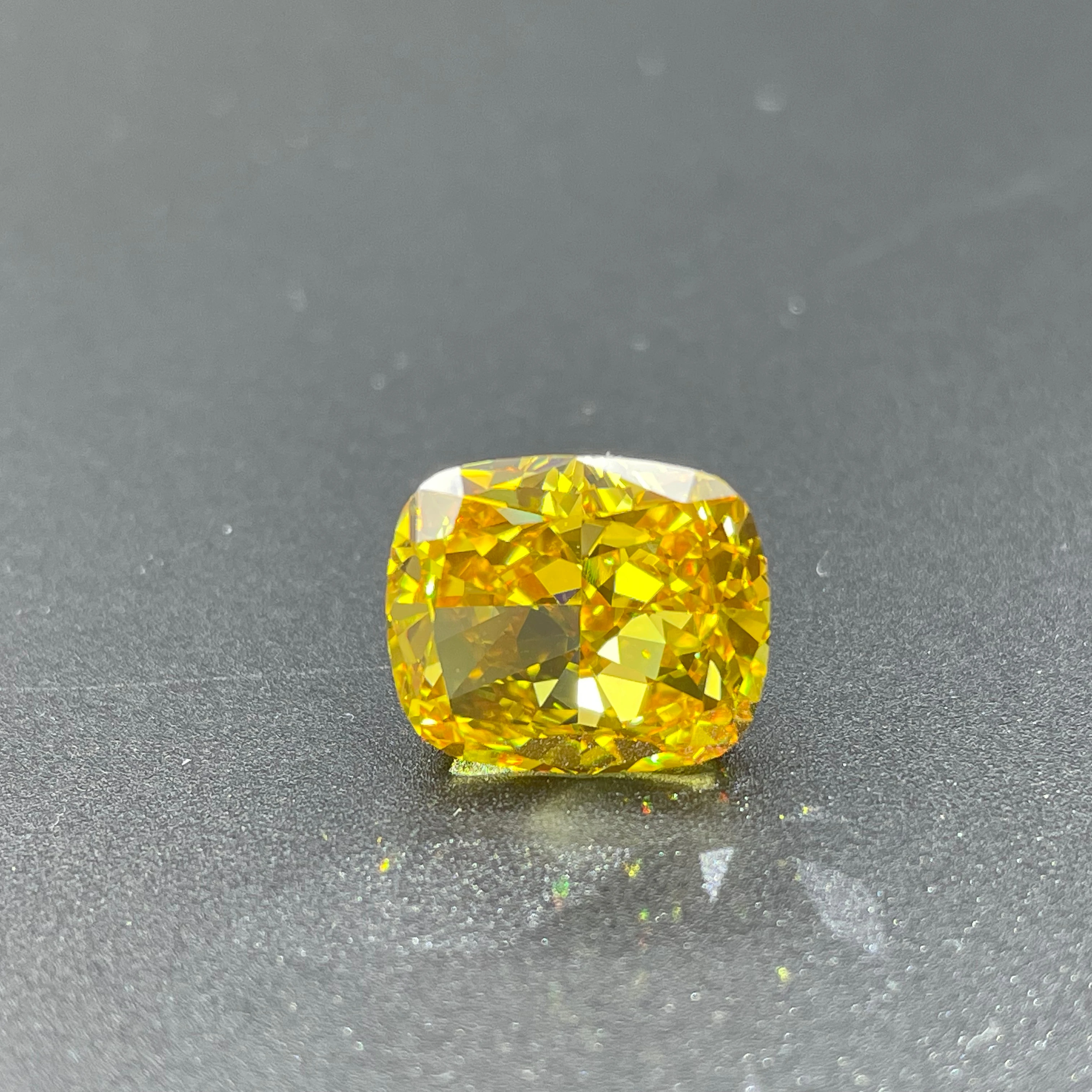 ZHF Wholesale factory direct sale AAAAA cubic zirconia yellow pincushion bright star-shaped cut loose CZ stone 10*12 13.4ct