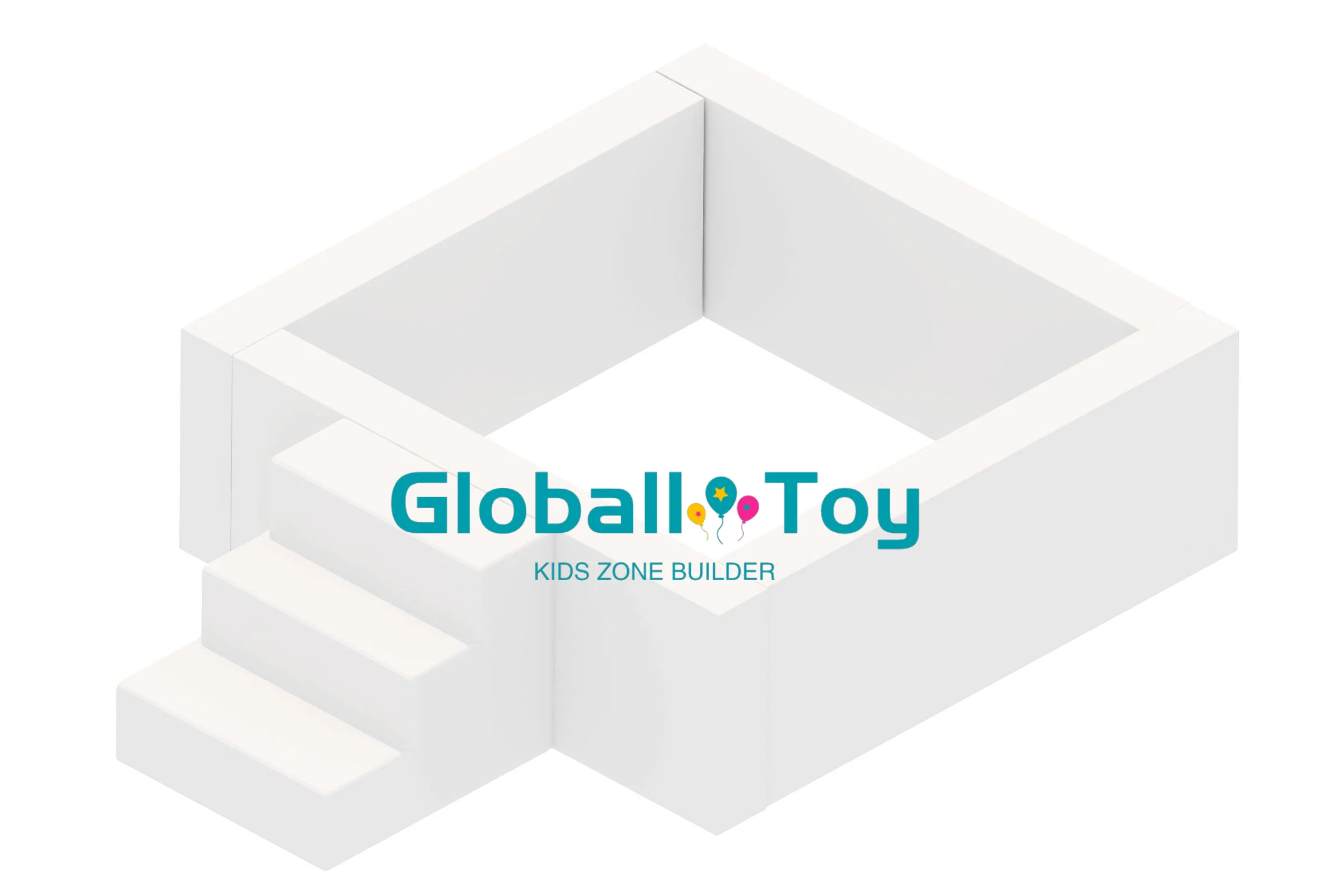 Party Rental White Toddler Softplay Package Indoor Playground Soft Play Equipment Set For children