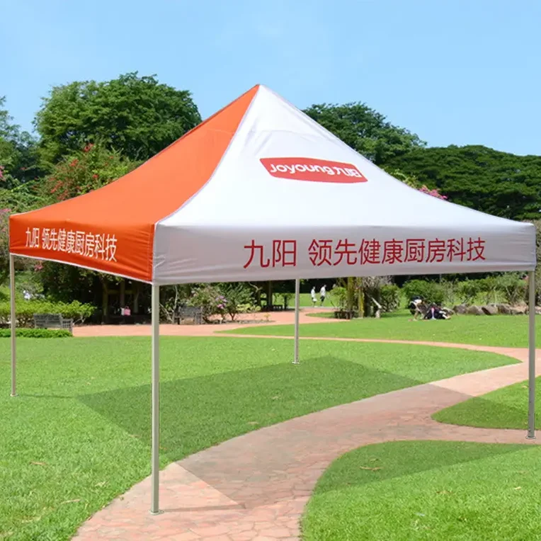 Business Promotion Oxford Polyester Square Gazebo Aluminium Frame Tents